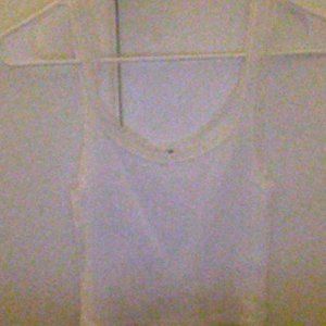 Brandy Melville Ronnie Tank White Crop Top